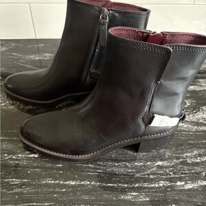 Women's Franco Sarto Black Ankle Boots